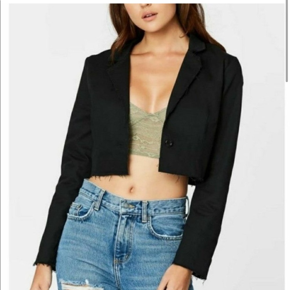 NWOT Carmar Raw Hem jacket SMALL